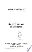 Sobre el tiempo de los signos