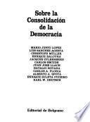 Sobre la consolidación de la democracia