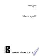 Sobre la negación