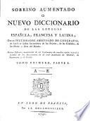 Sobrino aumentado o Nuevo Diccionario de las lenguas española, francesa y latina