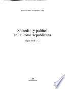 Sociedad y política en la Roma republicana (siglos III-I a.C.)