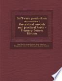 Software Production Economics