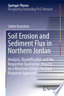 Soil Erosion and Sediment Flux in Northern Jordan