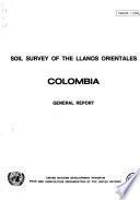 Soil Survey of the Llanos Orientales, Colombia