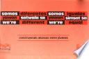 Somos diferentes somos iguales