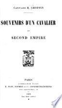 Souvenirs d'un cavalier du second empire