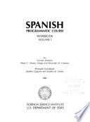 Spanish programmatic course workbook