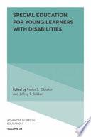 Special Education for Young Learners with Disabilities