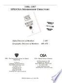 SPIE ... Directory for Members