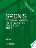 Spon's External Works and Landscape Price Book 2026