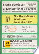 Stadtadreßbuch Altötting