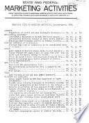 State and Federal Marketing Activities and Other Economic Work