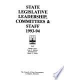 State Legislative Leadership, Committees, and Staff
