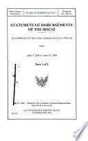 Statement of Disbursements of the House