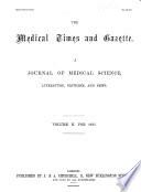 “The” Medical Times and Gazette
