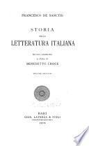 Storia della letteratura italiana