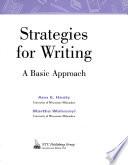 Strategies for Writing