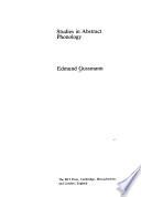 Studies in Abstract Phonology