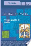Subalternos Del Ayuntamiento de Sevilla.temario.e-book.