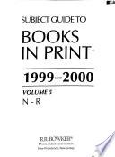 Subject Guide to Books in Print