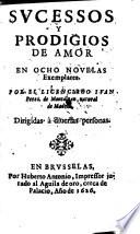 Successos y prodigios de amor en ocho novelas exemplares