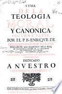 Suma de la teologia moral y canonica