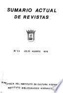 Sumario actual de revistas