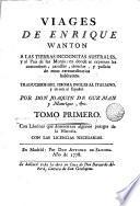 Suplemento, o sea Tomo tercero [-- quarto y ultimo] de los viages de Enrique Wanton a el pais de las monas