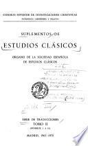 Suplementos de estudios clásicos