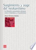 Surgimiento y auge del neokantismo