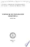 Symposium de exploración geoquímica: Chemical methods of trace analysis