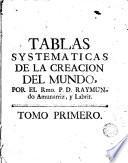 Tablas systemáticas del la creación del mundo