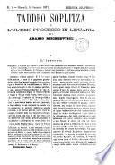 Taddeo Soplitza o L'ultimo processo in Lituania di Adamo Mickiewicz