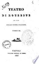 Teatro ad uso delle scene italiane di Kotzebue