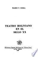 Teatro boliviano en el siglo XX