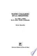 Teatro callejero en la Argentina