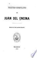 Teatro completo de Juan del Encina