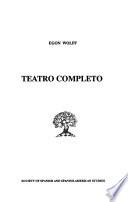 Teatro completo