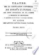 Teatro de la legislación universal de España é Indias