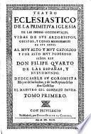 Teatro eclesiastico de la primitiva iglesia de las Indias occidentales ... el maestro Gil Gonzalez Davila
