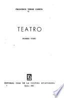 Teatro: El teatro de Francisco Tobar García