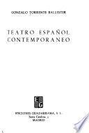 Teatro español contemporáneo