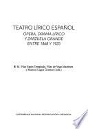 Teatro lírico español