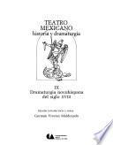 Teatro mexicano: Dramaturgia novohispana del siglo XVIII