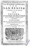 Teatro Monastico De La Provincia Tarraconense