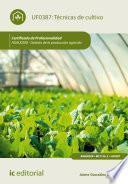 Técnicas de cultivo. AGAU0208