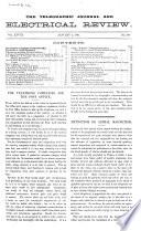 Telegraphic Journal and Monthly Illustrated Review of Electrical Science