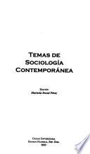 Temas de sociología contemporánea