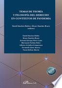 Temas de teoría y filosofía del derecho en contextos de pandemia