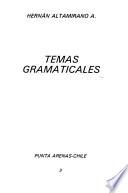 Temas gramaticales